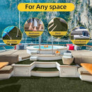 Marine Carpet,5 FT x 15 FT Olive Green Indoor Outdoor Carpet 0.2" Thick with Water-Proof TPE Backing, Non-Slide for Home, Patio, Porch, Deck by CozyNest Decor
