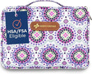 KeepGoing Large Home First Aid Kit for Kids – 270 Pc. for Car, Home, Dorm, & Boat with Latex-Free Bandages – 10 x 7 x 3.5 in. Travel First Aid Kit (Boho) by TinyTreasures Baby Boutique
