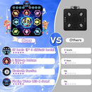 2025 Upgraded Dance Mat Toys for 3-12 Year Old Kids, Electronic Dance Pad with Light-up 8-Button Wireless Bluetooth, Music Dance with 27 Game Levels, Christmas Birthday Toy Gifts for Girls Boys by TinyTreasures Baby Boutique