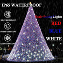 Red White and Blue Solar String Lights Outdoor, 2 Pack 80FT 200 LED Solar Outdoor Twinkle Light for 4th of July Independence Day Decor, Waterproof with 8 Modes, Garden Yard, Patriotic Memorial Decor by GreenHaven Gardens