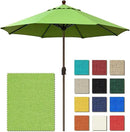 EliteShade USA 10-Year-Non-Fading 9Ft Market Umbrella Patio Umbrella Outdoor Table Umbrella with Ventilation, Macaw Green by GreenHaven Gardens