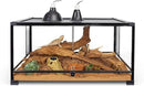 Zilla QuickBuild Reptile 40 Gallon Glass Terrarium Habitat with Swing Door For Geckos, Snakes, Lizards, Frogs, Turtles, and Tortoises, 36" x 18" x 18" by CozyNest Decor