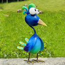 Kircust Peacock Decor Metal Yard Art Outdoor Statues Lawn Decorations Outside Garden Peacocks Decoration for Home by CozyNest Decor