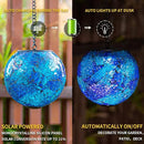 VCUTEKA Solar Lanterns Outdoor Waterproof - Hanging Solar Lights Garden LED Lanterns Mosaic Glass Design for Landscape Patio Yard Garden Pathway Decoration by GreenHaven Gardens