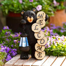 Solar Garden Decor Statues Figurine: Garden Art for Patio Balcony Yard Lawn - Unique Christmas Birthdays Gifts for Mom Grandma Women Wife Sister