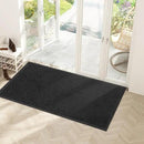 Mibao Dirt Trapper Door Mat for Indoor Outdoor, Waterproof All-Season, All-Weather Doormat, Heavy Duty Non-Slip Entrance Rug, Low Profile Absorbent Entrance Mat Carpet, 72" x 24", Black by CozyNest Decor
