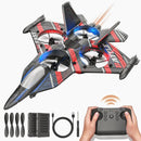 BEZGAR Drones for Kids | 2.4GHZ RC Plane, Remote Control Airplane, RC Helicopter, 360° Flip Fighter Jet Toy, Toys for ages 8-13 with Colorful LED Navigation Lights Red by TinyTreasures Baby Boutique