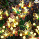 TONULAX Solar Firefly&Butterfly Garden Lights - Outdoor Light for Yard Decoration, Larger Solar Panel, Waterproof LED Garden Lights for Pathway&Holiday Decor (4pack) by GreenHaven Gardens