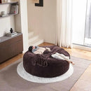 6FT,Oversized Bean Bag Chairs for Adults,Giant beanbag with Filler Included，Fluffy Memory Foam,Soft and Comfy Corduroy Fabric,Gaming Chairs Suitable for Living Room and Bedroom (Brown, 6 Foot) by CozyNest Decor
