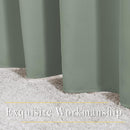 NICETOWN Blackout Living Room Curtains 90 inches Long - Energy Saving Thermal Insulated Sound Dampening Grommet Room Darkening Window Treatments for Bedroom (Sage Green, 2 Panels, W46 x L90) by TinyTreasures Baby Boutique