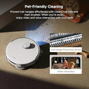 Mova P50 Pro Ultra Robot Vacuum and Mop, 19,000Pa Suction with Anti-Tangle Brush, Removable & Liftable Mop for Carpet & Floor, 167℉ Mop & Washboard Self Drying & Cleaning, Auto Empty & Refill by CozyNest Decor