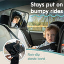 Onco Fixed Headrest Baby Car Mirror - Tesla-Compatible Car Mirror for Baby, 100% Shatterproof & Shake-Proof, Non-Slip with 360° Rotation, Newborn Must Haves by TinyTreasures Baby Boutique