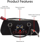 Wine Clutch Bag (Thermal Insulated) Trendy Women’s Carry Tote | Holds Red & White 750mL Bottles | Trendy Fashion | Incl. Portable Waiter-Style Corkscrew (Cheers) by TinyTreasures Baby Boutique