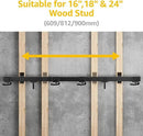 monTEK Enhanced Bike Storage Rack, Adjustable 4-Bike and 2-Helmet Hangers for Indoor Bike Storage, Customizable for Various Bike Sizes, Heavy-Duty Steel Bike Wall Mount, Max Load 265lbs, 48-in by GreenHaven Gardens
