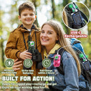 Vvinca Walkie Talkies for Kids Rechargeable 3 Pack, Army Toys for Boys Girls Ages 3-13 Outdoor Military Camping Toy Birthday Gift, Walkie-Talkie 3KM Long Range 2 Way Radios 22 CH with Flashlight by TinyTreasures Baby Boutique