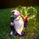 Resin Gnome Statue Outdoor Decor Waterproof Firework Solar LED Lights Gnomes Garden Sculpture Decorations for Outside Lawn Patio Yard Ornament Gifts (Gnome) by CozyNest Decor