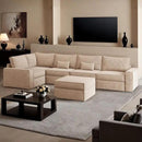 HOOOWOOO Modular Sectional Couch Sofa,125X69 U L Shaped Oversized Couch Sets Free Combination,6 Pieces Extra Deep Sofa with Ottoman for Living Room(Camel Corduroy) by CozyNest Decor