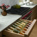 Rev-A-Shelf 3 Tiered Seasoning Organizer for Wooden Kitchen Drawers, Pull Out Spice Rack, 19.75 x 33.15 x 1.74 In, Maple, 4SDI-36-1 by CozyNest Decor