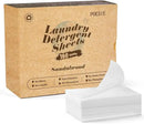 Poesie Laundry Detergent Sheet Sandalwood Scent 160 Sheets Non Plastic Washing Sheets Detergent Travel Laundry Kit No waste Portable Soap Sheet for Machine Wash & Hand Wash by CozyNest Decor
