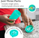 Re-Play Sippy Cups for Toddlers - 10 Oz. Reusable Spill Proof Cups for Kids, Dishwasher/Microwave Safe - Made in USA - Set of 6-3.13" x 6.25" - Fairytale by TinyTreasures Baby Boutique