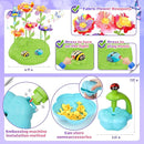 KLAPTOR Arts and Crafts for Kids Ages 4-6: Toys for Ages 5 6 7 8 9 – Birthday Gifts & Craft Set for Girl Age 3-9 - DIY 30+ Flower Bloom Maker with Music Light Base Vase Fridge Magnets Cards by TinyTreasures Baby Boutique
