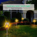 TomCare Solar Torch Lights 99 LED Flickering Flame 43" Decorative Waterproof Solar Powered Pathway Lights for Garden Patio Yard, 4Pack (Bronze) by GreenHaven Gardens