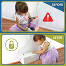 Power Strip Cover Box - Effectively Baby Proofs Power Strip with Patented Dual Lock. Convenient Side Openings for Cords & Cables. Protects Small Hands & Fingers by TinyTreasures Baby Boutique