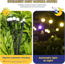 Solar Firefly Lights 2 Pack 16 LED Lights 2 Lighting Modes for Garden,Patio and Yard Solar-Powered LED Lights (Warm White, 2) by GreenHaven Gardens