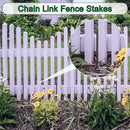 J Hook Rebar Stakes 36 Inch 3/8 Inch Diameter Steel Tent Stakes Heavy Duty Chain Link Fence Stakes Trampoline Stakes with Chisel Point End Metal Stakes for Ground, Canopy Swing Set, Black (16 Pcs) by CozyNest Decor