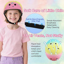 Kids Bike Helmet with DIY Stickers and Knee Pads Elbow Pads Wrist Guard Set for Ages 3-8-14 Toddler Boys Girls Helmet for Roller Skates Cycling Skateboarding Bicycle Scooter by TinyTreasures Baby Boutique