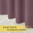 NICETOWN Dry Rose Doorway Curtains Elegant & Luxury for Bedroom, Grommet Window Treatment Thermal Insulated Privacy Door Curtains for Living Room, Set of 2, W52 x L78 by TinyTreasures Baby Boutique