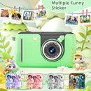 Kids Camera, Birthday Gifts for Boys and Girls Age 3-8,Video Recorder for Kids 8-12,Childrens Digital Camcorder for vlogging Portable Kids Selfie Camera with 32GB SD Card Green by TinyTreasures Baby Boutique