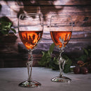 Stag Antler Set Of 2 Wine Glasses 9h Wine Glasses Set For Any Home Bar Luxury Glass Stag Deer Figuri by The Wine Savant