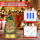 Christmas Snow Globes,with Musical and 6 Hour Timer,Snow Globes Lights, Christmas Indoor Decorations, Christmas Tree Decorations,USB & Battery Powered,Christmas Christmas Santa Claus by CozyNest Decor