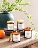 AOOVOO Candle Set - 4PC Scented Candles, 28 oz Soy Candles, Soy Candle for Home Scented, Sage/Jasmine/Eucalyptus/Lavender by CozyNest Decor