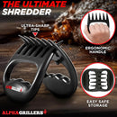 Alpha Grillers Meat Shredder Claws - Grilling Accessories Gifts for Men Dad Him Husband Son Boyfriend Birthday - BBQ Accessories Grill Puller for Cooking Shredding Barbecue Smoker Pulled Pork Chicken by GreenHaven Gardens