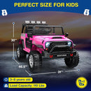 L8 2 Seater Ride On Car, 12V Kids Electric Car w/Remote Control, 4-Wheel Suspension, Bluetooth Speaker, Multi Music Modes, 3 Speeds, LED Lights, Xmas & Birthday Gift Ideas for Kids Ages 3+ by TinyTreasures Baby Boutique