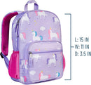 Wildkin ECO rPET Kids Backpack – Recycled, Padded, Adjustable for School & Travel – Unicorns by TinyTreasures Baby Boutique