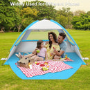Gorich Beach Tent Sun Shelter for 3/4-5/6-7/8-10 Person with UPF 50＋ UV Protection, Lightweight & Easy Setup Beach Shade Canopy, Portable Beach Shade Tent Beach Cabana by TinyTreasures Baby Boutique