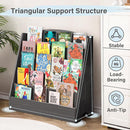 TOETOL 5-Tier Kids Bookshelf - Toddler Book Display Shelves for Classrooms, Playrooms, and Nursery - Wooden Children Book Rack (Gray Wash) by TinyTreasures Baby Boutique