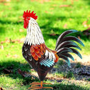 chisheen Metal Rooster Decor,Yard Chicken Decorations,Outdoor Garden Statues, Metal Chicken Sculpture for Backyard Patio Kitchen Decor & Lawn Ornaments by GreenHaven Gardens
