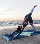 Non Slip Yoga Mat TPE Workout Mat for Men Women, Thick Workout Mat with Carrying Strap, Fitness Mats for Exercise, Yoga, Fitness, Pilates, Floor Workouts (72" x 24" x 6mm) by TinyTreasures Baby Boutique