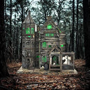 DIY Mini House Kit, Miniature Haunted House Kits with LED Accessories Furniture, 3D Wooden Puzzles for Adults, Dollhouse Craft Gifts for Girls, Boys, Teens by CozyNest Decor