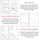 Undated Daily Planner – 1-Year B5 Productivity Organizer with Two-Page Weekly Spread, Goal Setting, Habit Tracker, Weekly & Monthly Pages – Hardcover Time Management Notebook (Rose Gold) by TinyTreasures Baby Boutique