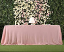 SquarePie Sequin Tablecloth 60 x 120 Inch Pink Sparkly Table Linen for Wedding Party by CozyNest Decor