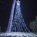 Christmas Decoration Lights, Outdoor Christmas String Lights 320 LED 11.5 Ft Waterfall Tree Lights with Big Star Topper 8 Light Modes for Christmas New Year Holiday Garden Yard Indoor Outdoor Decor by GreenHaven Gardens