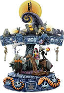 Tim Burton's The Nightmare Before Christmas Rotating Musical Carousel Sculpture: Lights Up by CozyNest Decor