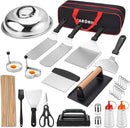 128 PCS Griddle Accessories Kit - Premium Flat Top Grill Accessories Set for Blackstone & Camp Chef, Stainless Steel BBQ Tool Utensils Gift Grilling Set for Lover Outdoor Men Women dad by GreenHaven Gardens