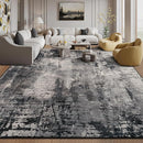 Kelarea Living Room Rug, 6x9 Area Rug Modern Abstract Washable Rugs, Black Non Slip Low Pile Carpet, Stain Resistant Large Rugs for Bedroom, Dining Room, College Dorm, Home Office by TinyTreasures Baby Boutique