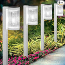 Solar Pathway Lights Outdoor, 6 Pack Upgraded Outdoor Solar Lights for Outside Super Bright Up to 12Hrs, IP65 Waterproof Solar Garden Lights for Yard Landscape Path Walkway Decoration(Cool White) by CozyNest Decor